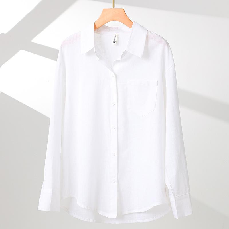 Women's Premium Linen-Cotton Shirt - Early Autumn 2025 Design