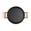 Cast Iron Crepe Pan with Wooden Handle