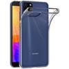 Case and Neck Strap for Huawei Y5P - Transparent Soft TPU Adjustable Black Cord Phonillico®