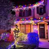 Solar-Powered Christmas LED String Lights for Outdoor Garden and Courtyard Decor