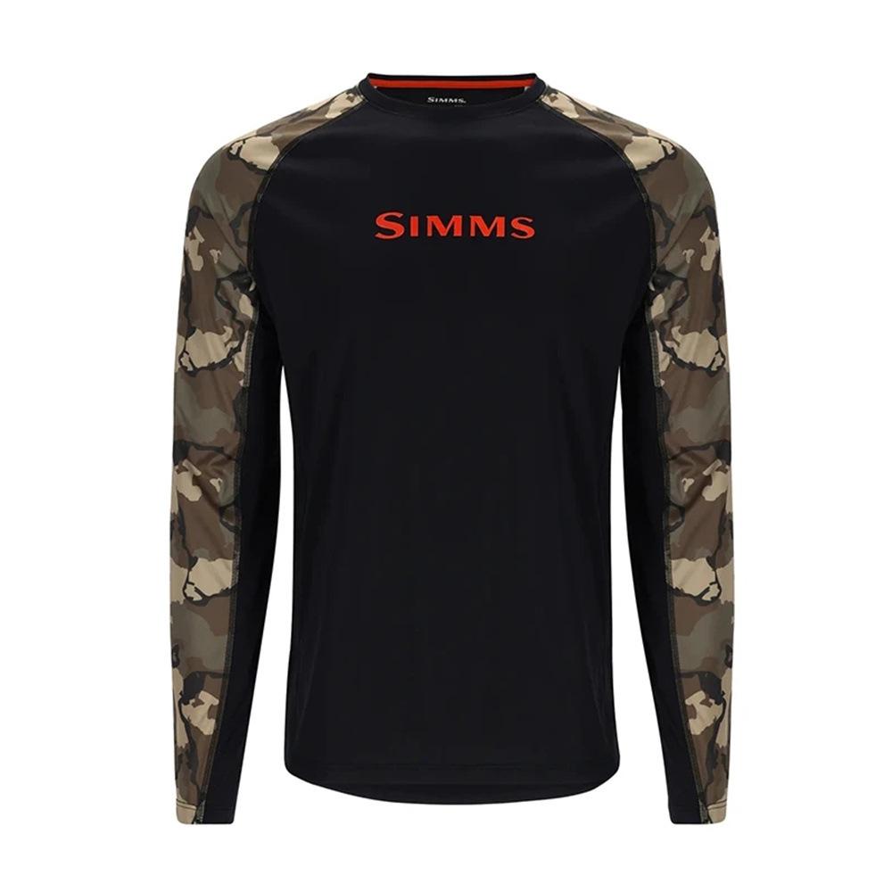 Simms long-sleeved T-shirt summer sunscreen clothes Luya fishing clothes upf50 + quick-drying breathable men's clothing new