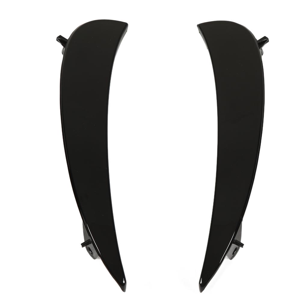 Gloss Black Front Bumper Fog Grille Air Vent Trims Replacement for Benz E‑Class W213 C238 AMG Line Facelift 2021‑2023