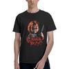 Dorsogna Men's T-Shirt Bride of Chucky Wanna Play Cotton Tee Quick Dry Short Sleeve Jersey T-Shirt Undershirts