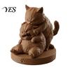 Funny Cat Decoration Frolicking Cats Figurine, 3D Printed Playful Statue, Cute Bay Window Figurine Collectible Kitty Sculpture Desktop Ornament