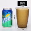 Changbaosen 380ml Frosted Dot Beverage Cups (5-Pack)