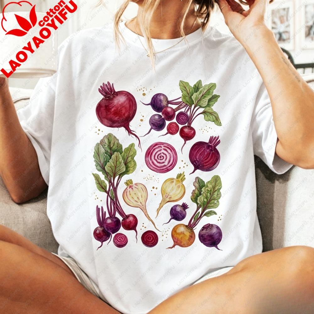 Vintage Beetroot 90s Graphic Tshirt Retro Vegetable Vegan Foodie Nature Y2k Unisex Shirt