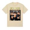 Keanu Reeves Vintage 90er Jahre Print T-Shirts Unisex Damen Mode Hip Hop T-Shirt Hohe Qualität Übergroßes Kurzarm T-Shirt Streetwear