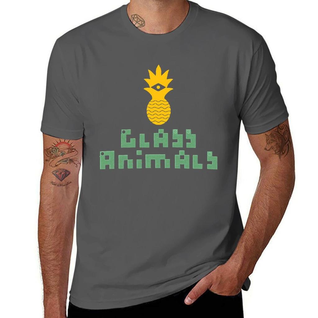 Glas Tiere T-Shirt Große Größe Lässiges T-Shirt