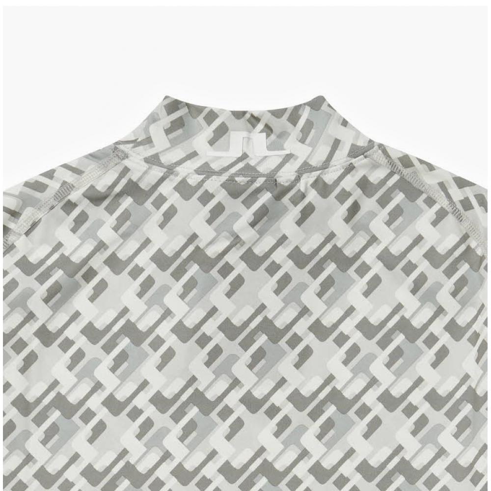 Jay Lindberg Gmjt08564 U238 Aero Soft Compression Print Top Golf Mens Long Sleeve Tee