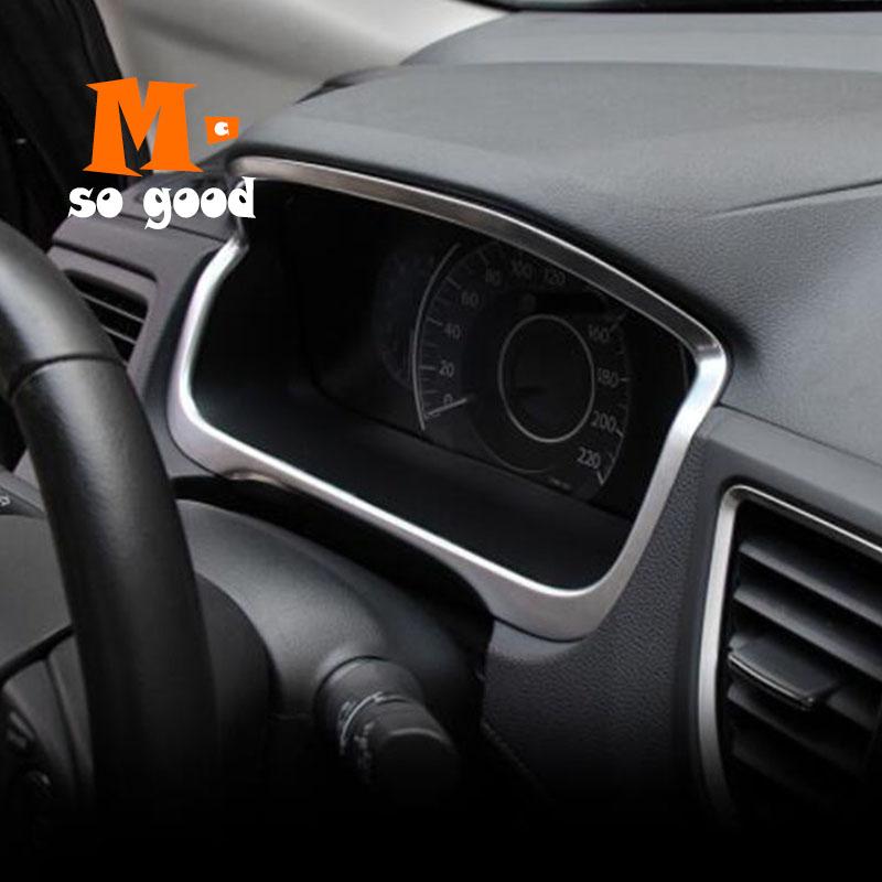 Accesorii pentru turnare interioară auto cromată pentru Honda CRV CR-V 2012 13 14 15 2016 Decor pentru cadru pentru bordul mașinii Autocolant pentru acoperire