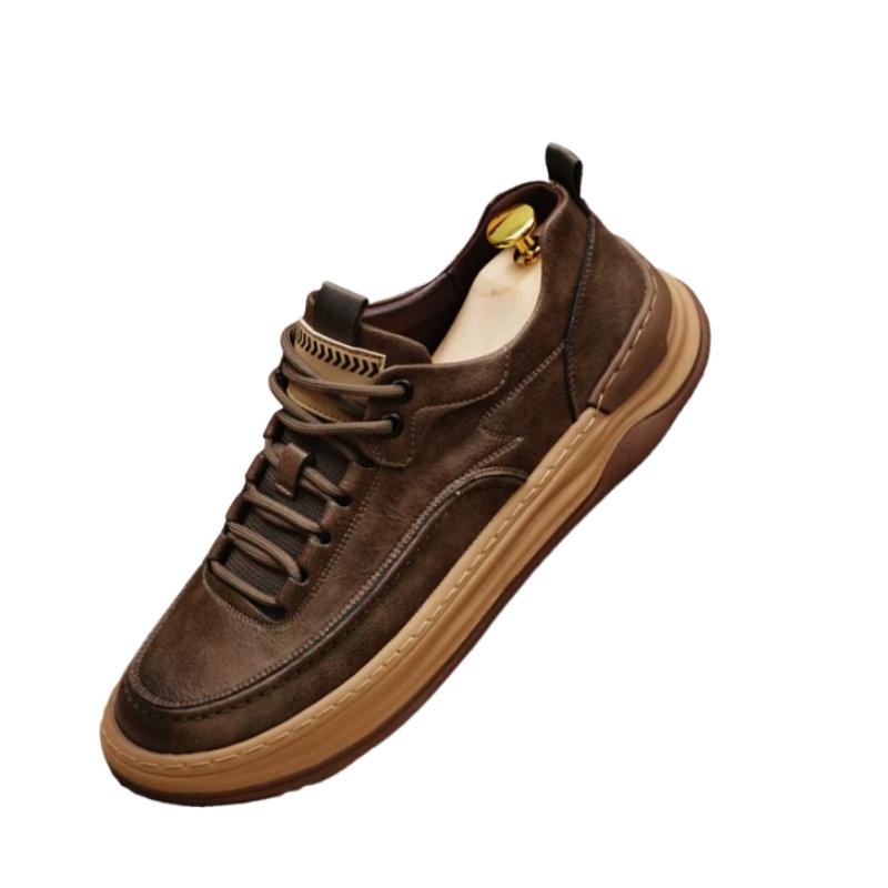 Fashion High Quality Oxford Shoes Wear-resistant Soles for Outdoor Hiking Leisure for Men's Versatile Men's Leather Business Shoes