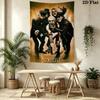 Scorpions Band Wall Tapestry Aesthetic Wall Hanging Printed Fabric Blanket Decorative Tapestries for Bedroom Living Room Home Decor