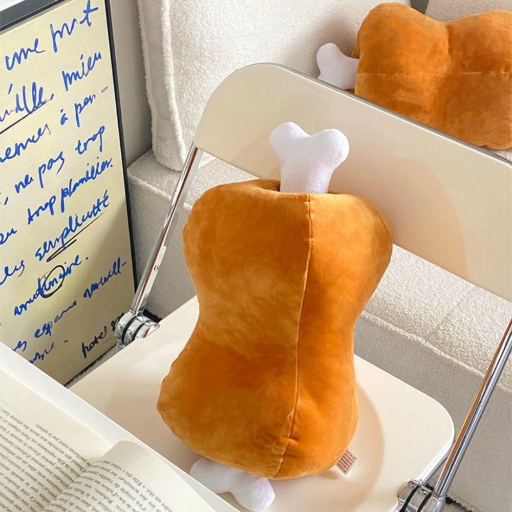 High Quality Bone Plush Pillow Soft Stuffed Plush Pillow Cartoon Dog Bone Cushion  Throw Pillow