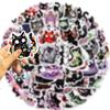 Diy Cat Waterproof Sticker Set 50 Adorable Designs For Guitars Notebooks More And