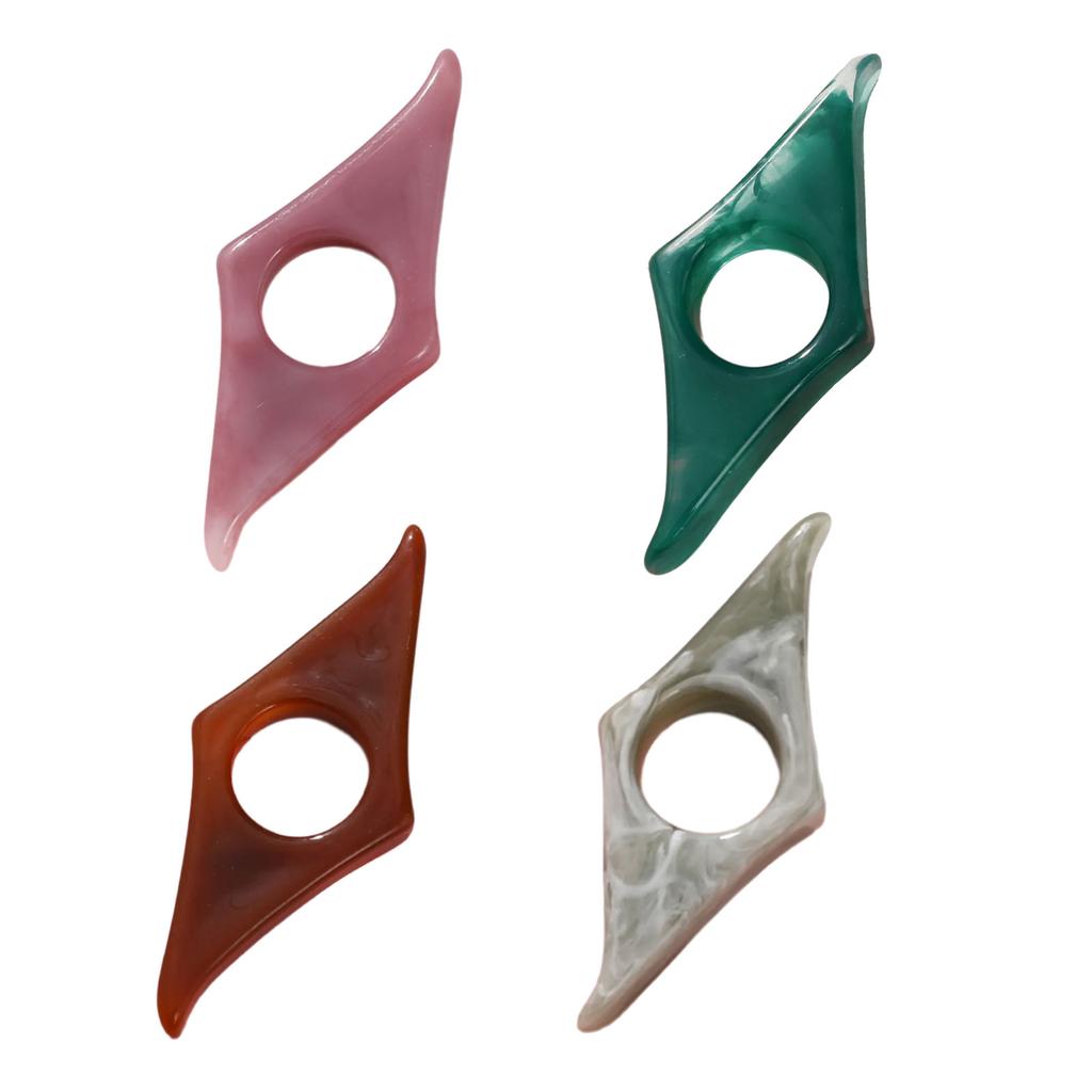 4Pcs Thumb Finger Book Page Holder Resin Book Page Marker Ergonomic Bookmarks Portable Reading Aid for Novels Textbooks