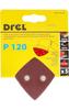 Delta Velcro sandpaper 93 x 93 , P120, 5