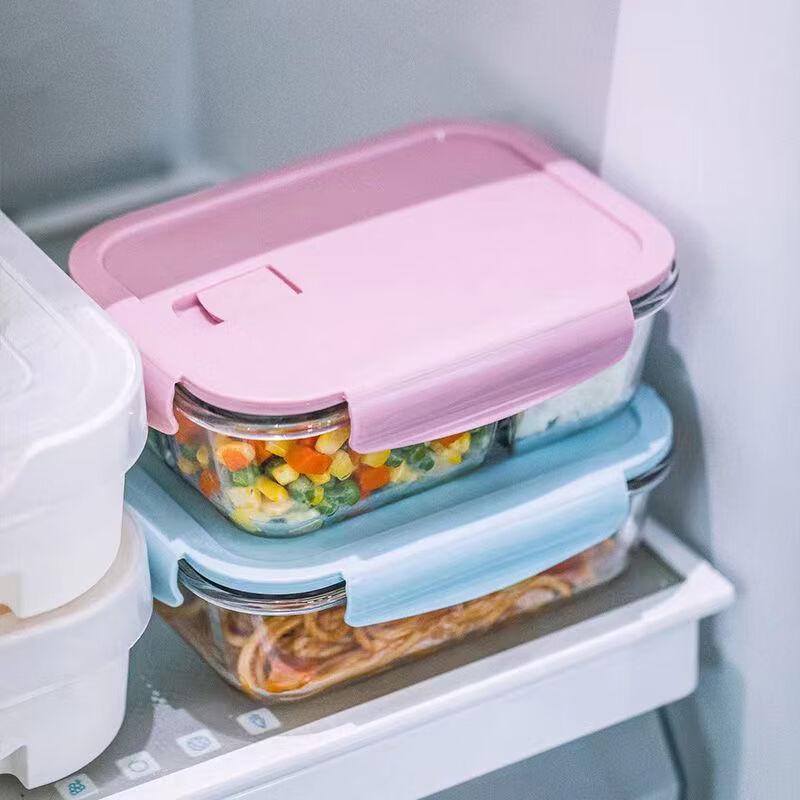 RuHan Microwave Glass Divided Food Container