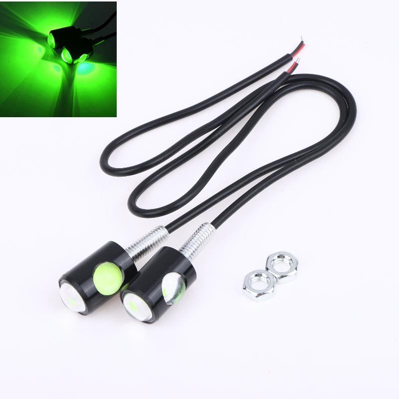 2PCS Motorcycle LED Eagle Eye Light Turn Signal Indicator Super Bright Led Motorbike Auto Rear Tail Brake Lamp Fog Driving Light