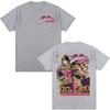 Anime JoJo Bizarre Adventure Tshirt STEEL BALL RUN Hot Pants Manga Graphic Tees Men Women Casual Fashion Short Sleeves T Shirt