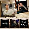 Singer Luar La L Pillow Case Fashion Square Pillowcase Bedroom Sofa Room Ins Decoration Leisure