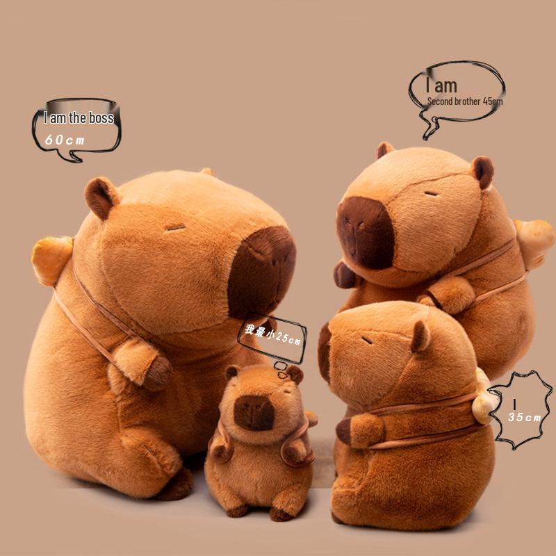 Capybara Plush Toy - Cute Baking Bread Series Stuffed Animal & Children's Sleeping Pillow Doll