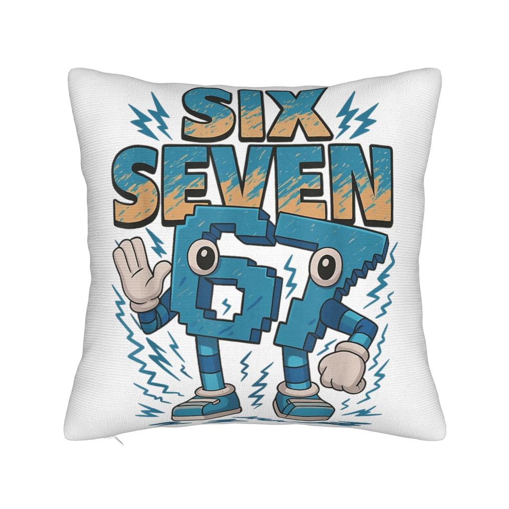 67 Meme Tralalero Tralala Italian Brainrot Pillowcase Printed Fabric Cushion Cover Gift Pillow Case Cover Home