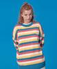 BLOND9 Wappen Stripe Knit Sweater_Blue
