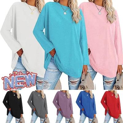 Fashion Women's Casual Tops Loose Long-sleeved Comfortable and Versatile T-shirt for Ladies Elegant Women's Clothing