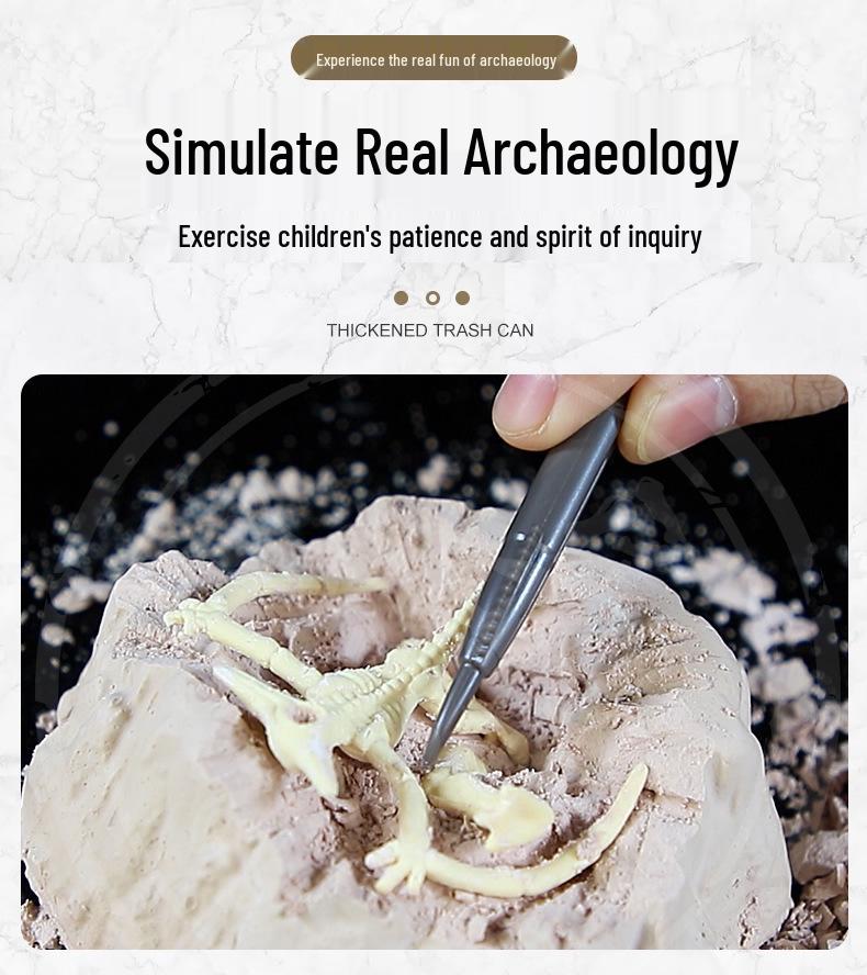 Dinosaur Fossil & Volcano Science Experiment Kit for Kids