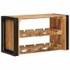 Wine Rack Brown 80 x 45 x 33 cm Solid Thick Mango Wood