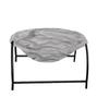 Elevated Cat Hammock Bed Comfortable Breathable Removable Raised Standing Pet Sleeping Bed for Home Grey
