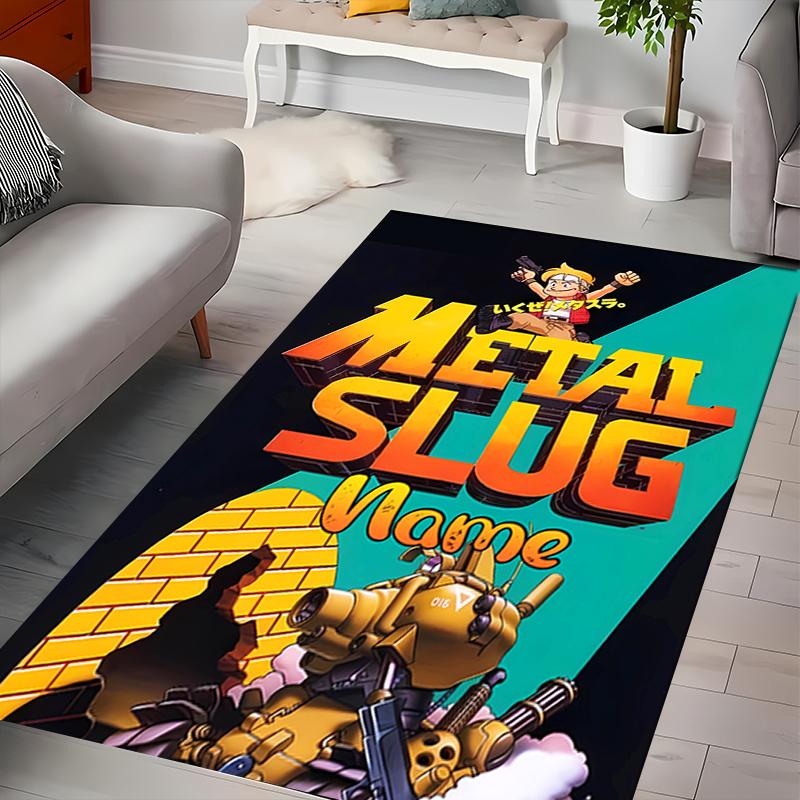 Custom Personalization Metal Slug Area Rug - Perfect For Kitchen, Bathroom,Laundry Room Decor Large Size Available,Gift All Seasons