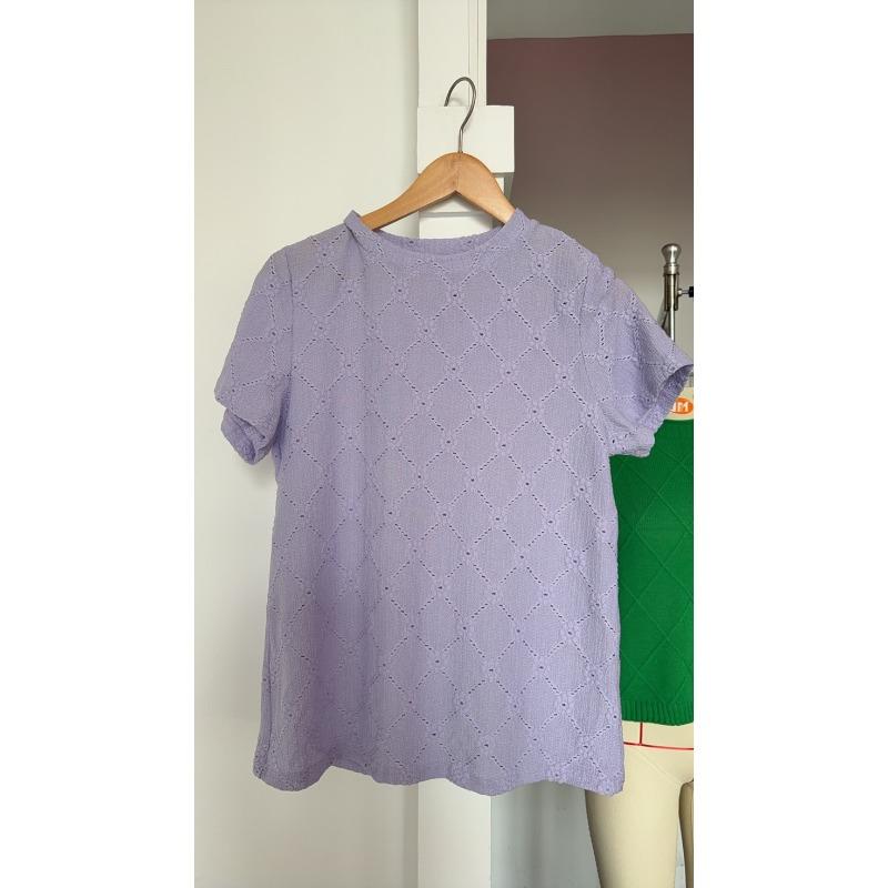 Round Neck Short Sleeved Solid Color Women's T-shirts