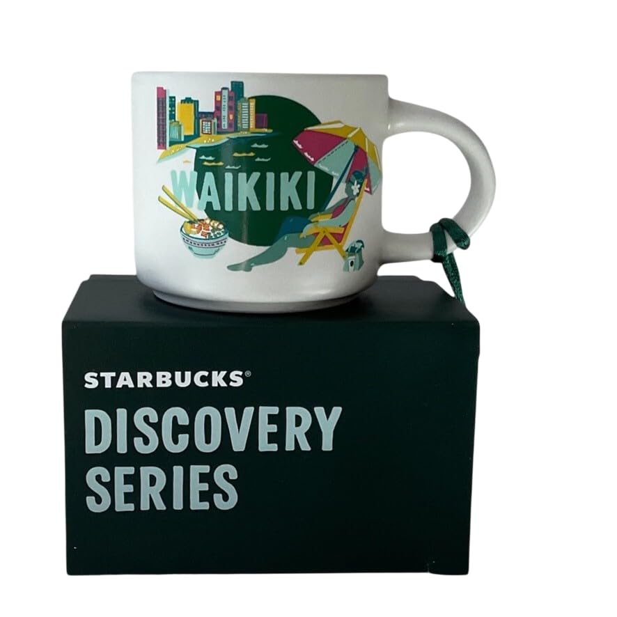 

Starbucks Discovery Series Hawaii Waikiki Honolulu Demi Mug, Starbucks Hawaii, USA, Limited Edition Discovery Series Waikiki, 59ml