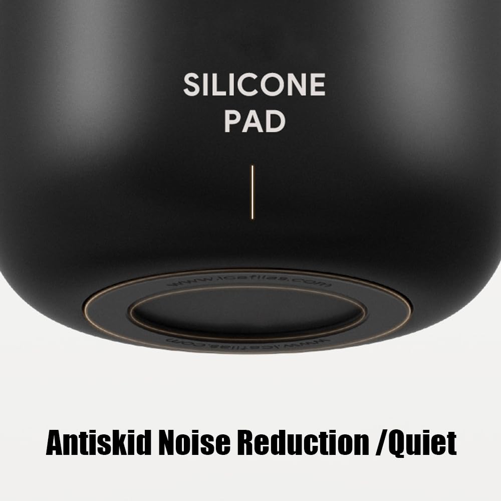 Hosioe Travel French Press Coffee Maker with 2-Layer Filter Mesh, Double-Walled Stainless Steel Vacuum Insulated Coffee Maker Cup for Coffee and Tea,