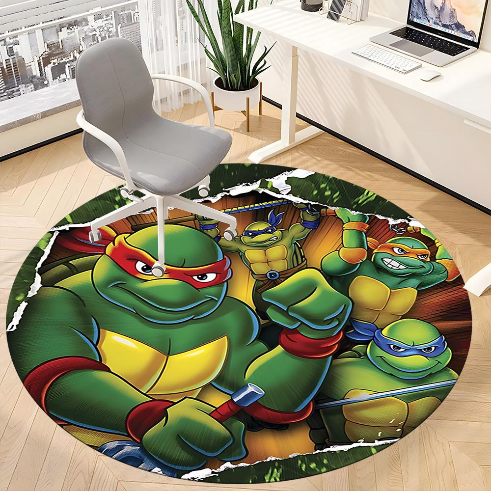 1pc TurtlesChair Carpet for Office, Non-slip, Soft and Durable Office Rug for Interior Decoration, Perfect for Office Yy250925184