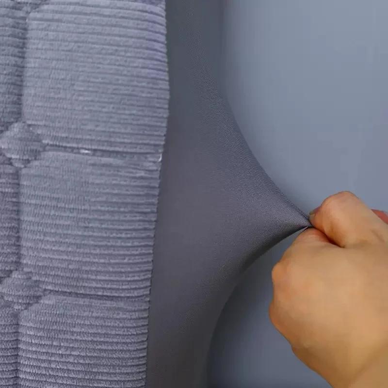 Plaid Kopfteil Abdeckung Nordic Weiche Kopfteil Abdeckung Plüsch Samt Bett Kopf Abdeckung Schlafzimmer Rückenlehne Staub Schutz Wohnkultur