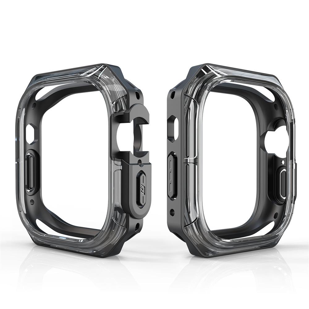 Etui Na opaskę Apple Watch Ultra2 1 49mm Pokrycie PC Ramka do Iwatch Seria 9 8 7 SE 6 5 4 Ochronna obudowa Zderzak Pokrywa