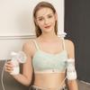 Wire-free Nursing Bra for Pregnant Women Front Closure Thin Hand-supportless Breast Pump