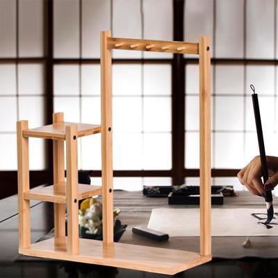 Brush Holder for Calligraphy Pens, Stand Writing Tools, Rack Study Room