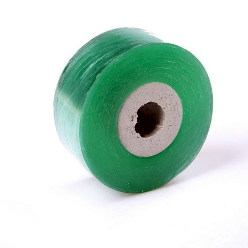1Roll 2CM X 100M Grafting Tape Stretchable Self-adhesive Garden Flower Vegetable Tapes Supplies