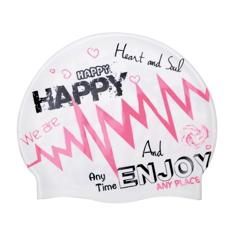 Damen Herren Wasserdicht Flexible Silikon Badekappe Haarschutz Schwimmbad Badekappen Kopfbedeckung für Erwachsene Jugendliche