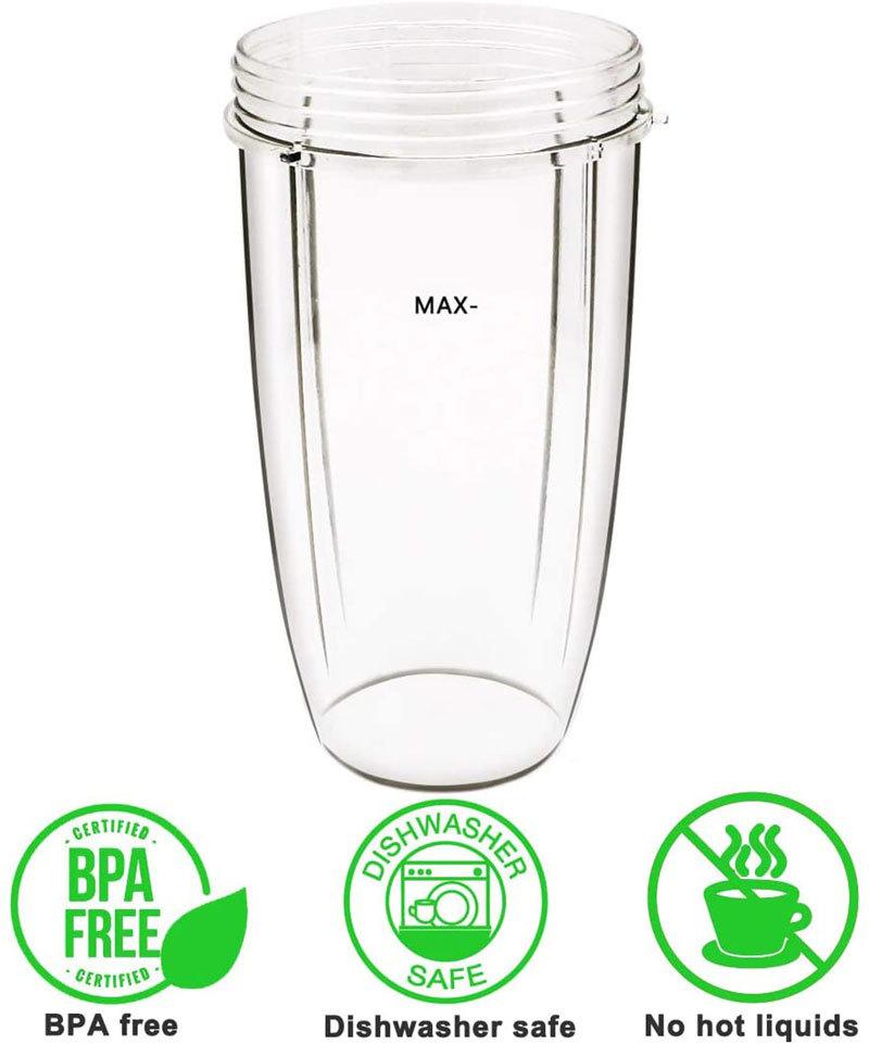 Small Spare Nutribullet Cup 1824320z Mug Replacement Fits Nutribullet 900600w