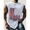 3D Creative Retro Motorcycle Print Outdoor T-shirt Sports Style Casual Breathable Round Neck Four-season Fitness Men's Vest