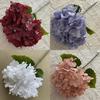 Artificial Silk Hydrangea Flower Lifelike Single Stem For Wedding Home Decor