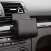 Car Phone Holder Mount Air Vent Hanging Storage Box Car Mobile Phone Bag Pu Leather Glasses Organizer Bag Support In Home