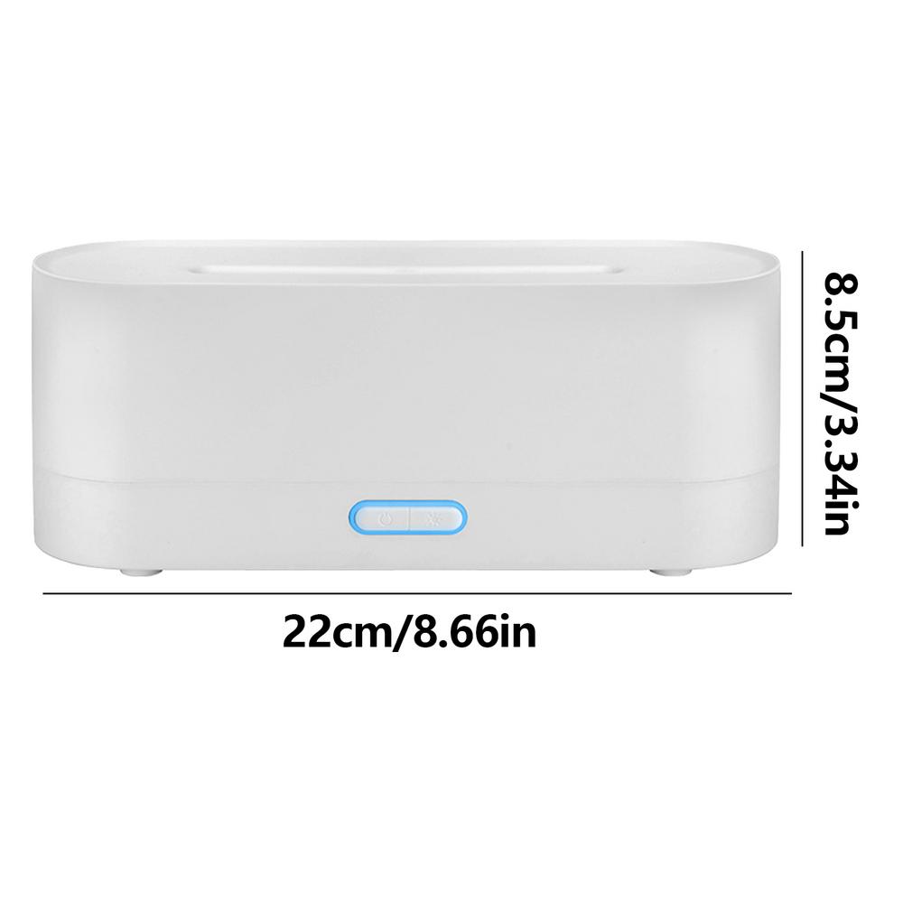 Flame Diffuser Portable Rechargeable Room Humidifier Waterless Auto-Off Protection Simulated Flame Personal Humidifier For Home