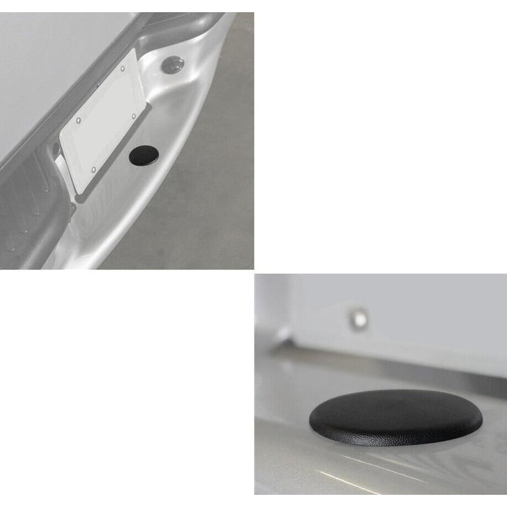 For Ford F150 F250 F350 F550 Rear Bumper Step Pad Round Plug Cover Black 17D754
