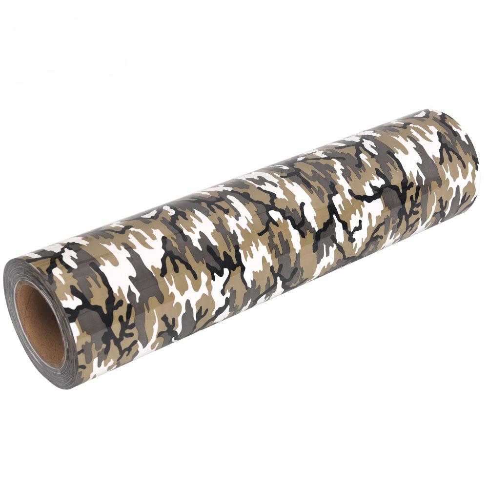 30cm*100cm Camouflage Heat Transfer Vinyl Lettering Film Iron On HTV Printing HTV Sticker Film for DIY Tshirt