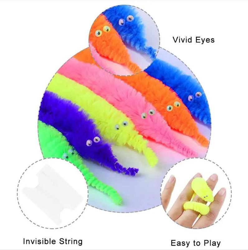 Price Fuzzy Children's Props Swinging Toy Plush Magic Worm Twisted Birthday Party Novelty